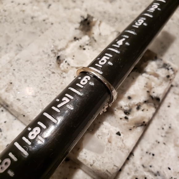 Precious gemstone ring. Platinum over sterling. - Picture 8 of 10